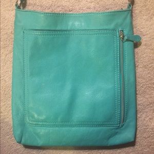 Italian leather crossbody bag